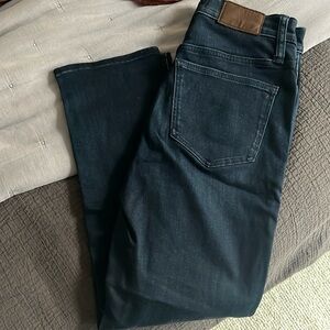 Madewell petite stovepipe straight leg jeans
